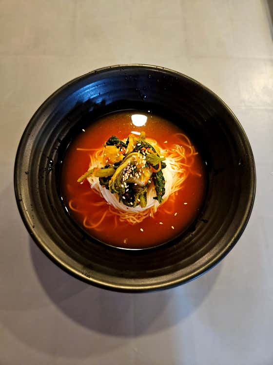 열무국수 메뉴 사진(네이버)