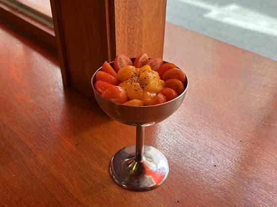망고토마토사라다 메뉴 사진(네이버)