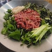 육회 물회 메뉴 사진(네이버)