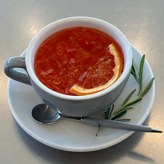 생착즙 자몽 티 메뉴 사진(네이버)