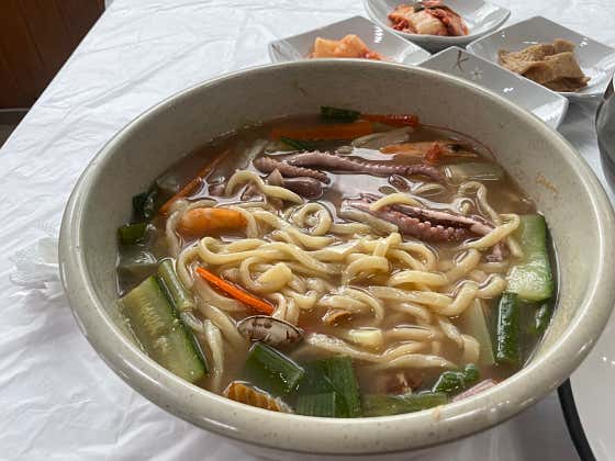 낙지한마리칼국수 메뉴 사진(네이버)