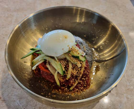 비빔회냉면 메뉴 사진(네이버)