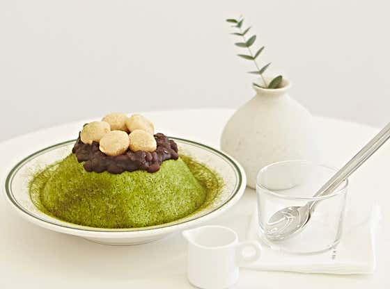 제주말차빙수 (여름시즌) 메뉴 사진(네이버)