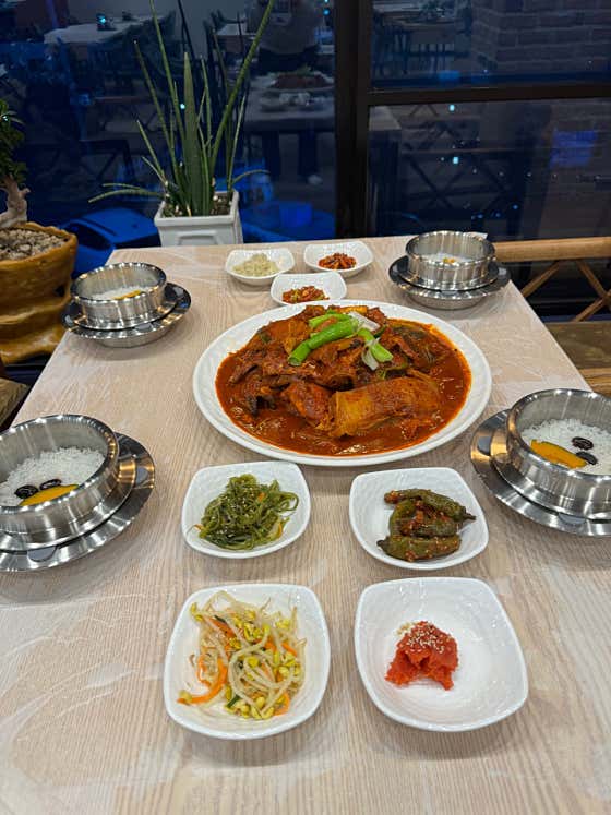 반건조 생선조림 정식 메뉴 사진(네이버)