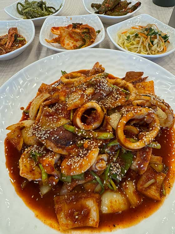 오징어볶음 메뉴 사진(네이버)