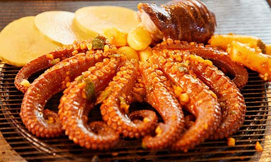 문어숯불구이 메뉴 사진(네이버)