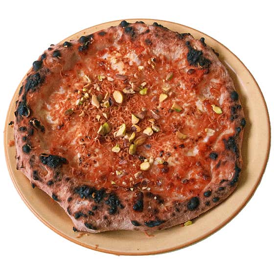 콰트로 포르마지 피자 메뉴 사진(네이버)