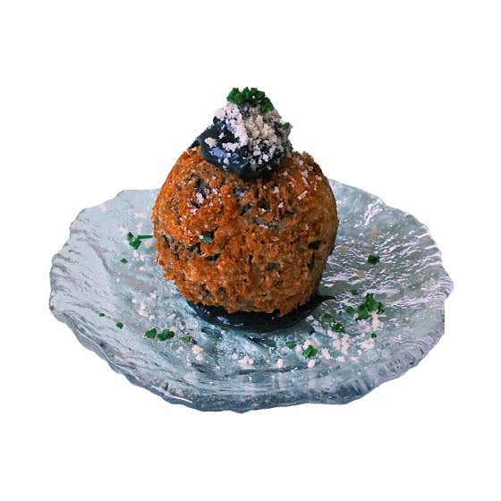 먹물 아란치니 메뉴 사진(네이버)