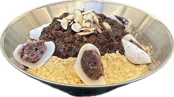 눈꽃팥빙수 메뉴 사진(네이버)