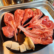 고급양갈비 메뉴 사진(네이버)