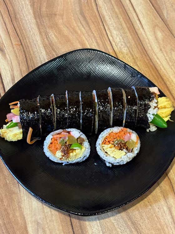 멸추김밥 메뉴 사진(네이버)