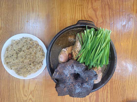 능이토종닭백숙 메뉴 사진(네이버)
