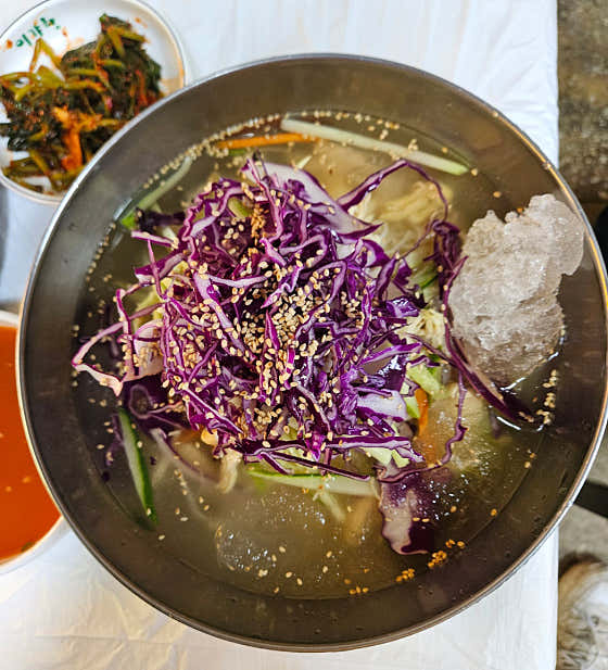 초계냉면 메뉴 사진(네이버)