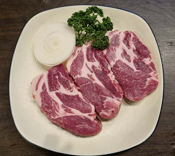 생목살 200g 메뉴 사진(네이버)