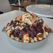 옛날팥빙수 메뉴 사진(네이버)