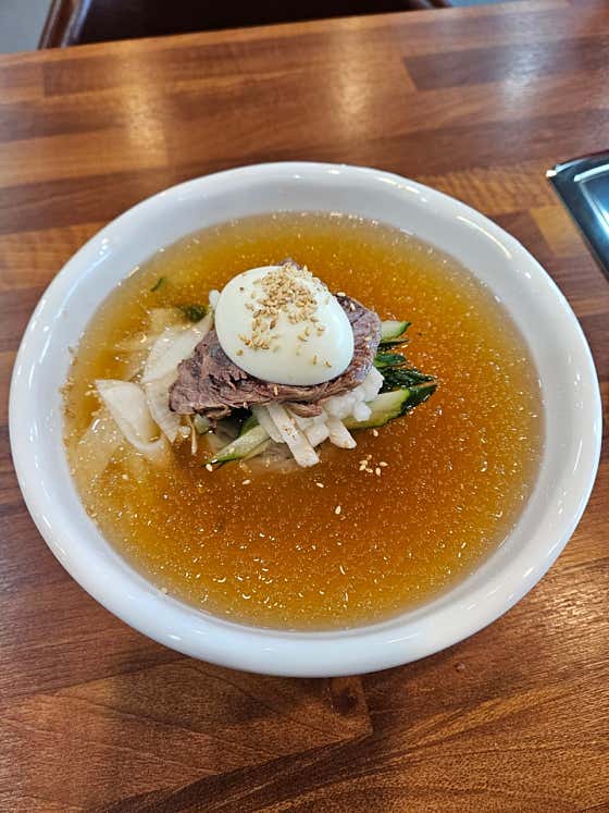 물냉면 메뉴 사진(네이버)