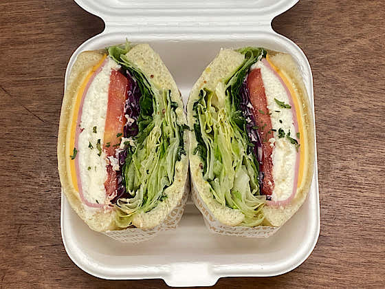 애플리코타치즈 샌드위치 메뉴 사진(네이버)