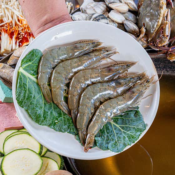 [삼합추가메뉴] 새우5마리 메뉴 사진(네이버)