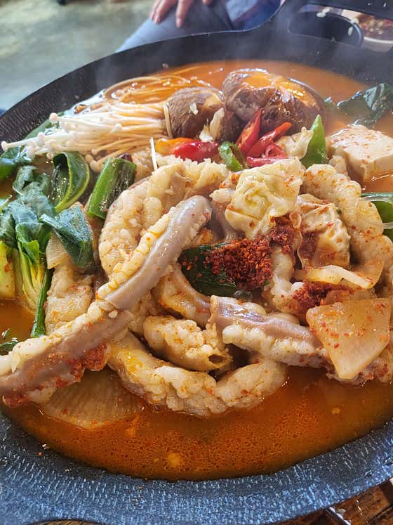 곱창전골 메뉴 사진(네이버)