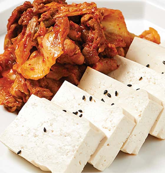 두부김치 메뉴 사진(네이버)