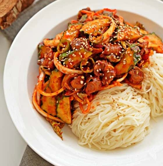골뱅이무침 메뉴 사진(네이버)