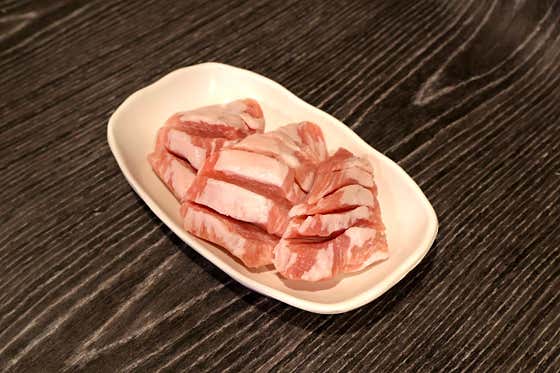 인기특수부위 흑두껍데기살 200g 메뉴 사진(네이버)