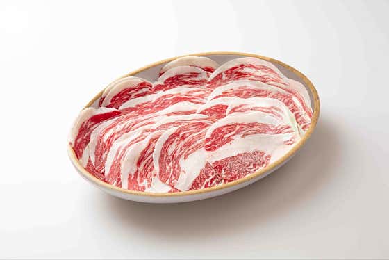 한우차돌박이1++(120g) 메뉴 사진(네이버)