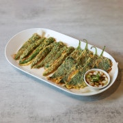 인기최고 반반 고추+깻잎전 메뉴 사진(네이버)