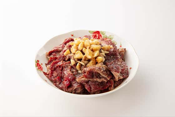 마늘 소갈비살(180g) 메뉴 사진(네이버)