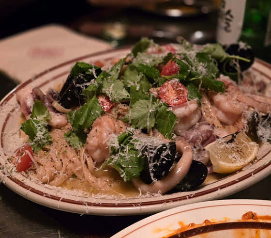 시푸드버터파스타 메뉴 사진(네이버)
