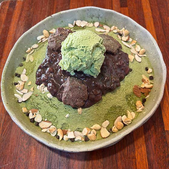 녹차빙수 메뉴 사진(네이버)
