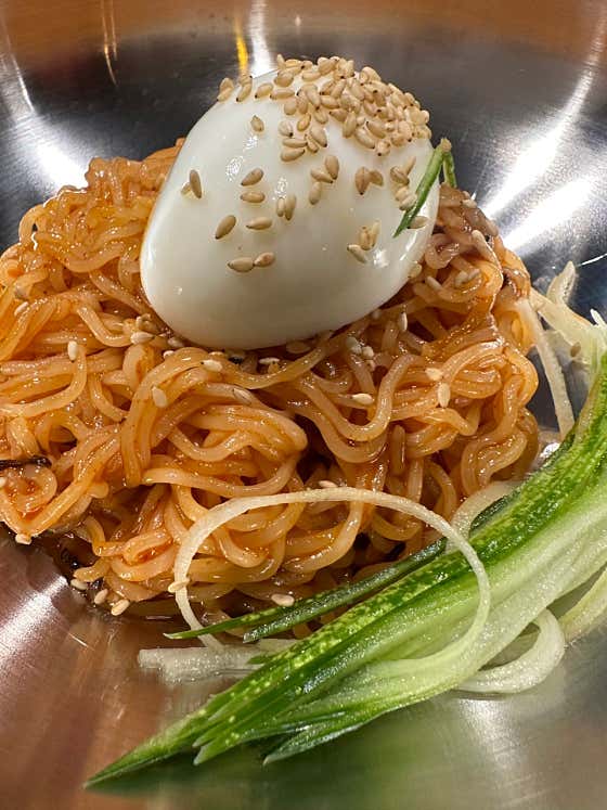 비빔면 메뉴 사진(네이버)