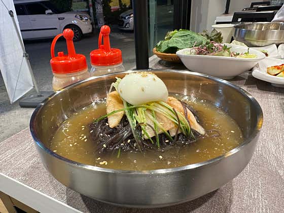 물냉면 메뉴 사진(네이버)