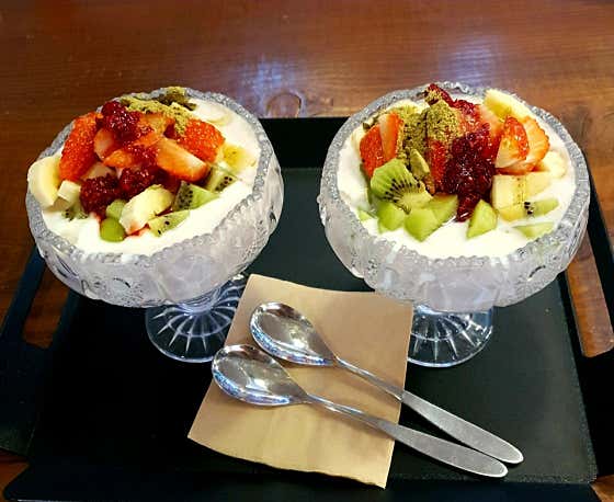 과일수제요거트 메뉴 사진(네이버)