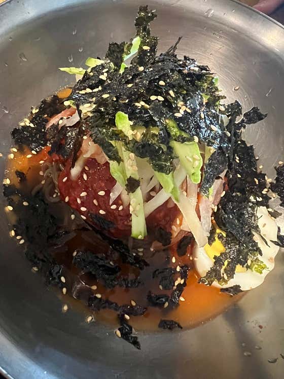 막국수 메뉴 사진(네이버)