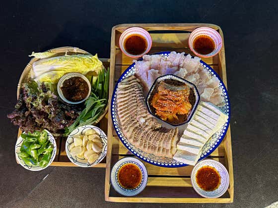 홍어삼합 메뉴 사진(네이버)