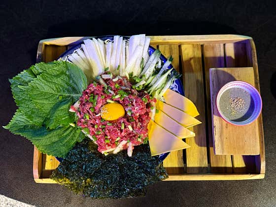 한우육회 메뉴 사진(네이버)