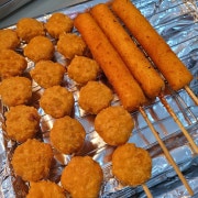 롱떡꼬치 메뉴 사진(네이버)