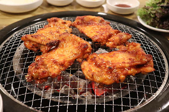 양념 숯불닭갈비 (250g) 메뉴 사진(네이버)