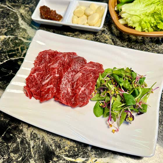 [특수부위] 한우 안창살 (130g) 메뉴 사진(네이버)