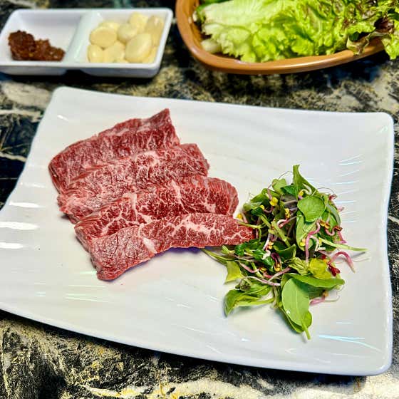 [특수부위] 한우 치마살 (150g) 메뉴 사진(네이버)
