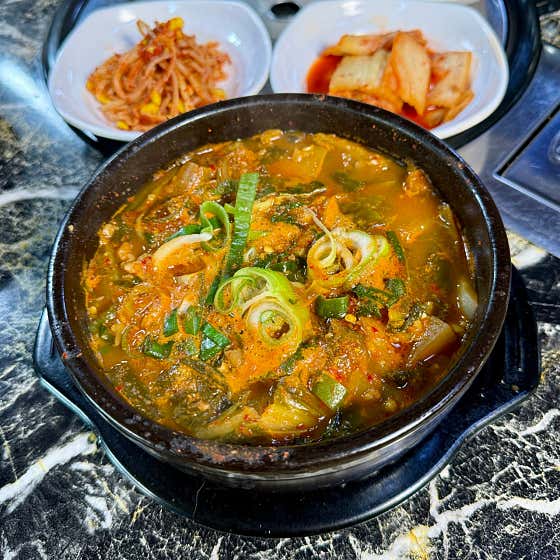차돌된장 메뉴 사진(네이버)