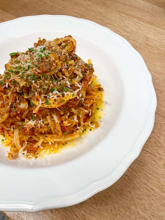 라구 파스타 메뉴 사진(네이버)