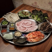 꽃삼겹 메뉴 사진(네이버)
