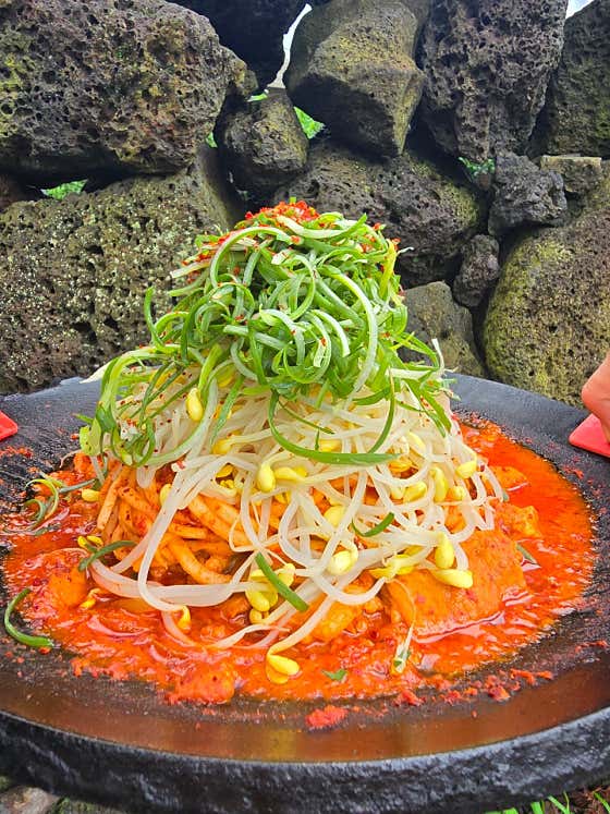 흑돼지 두루치기 메뉴 사진(네이버)