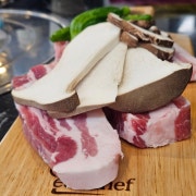 생삼겹살 메뉴 사진(네이버)