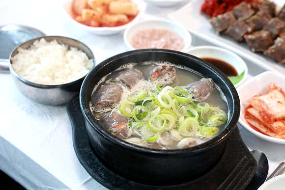 나룻배식당 아바이순대