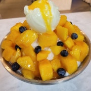 망고빙수 메뉴 사진(네이버)