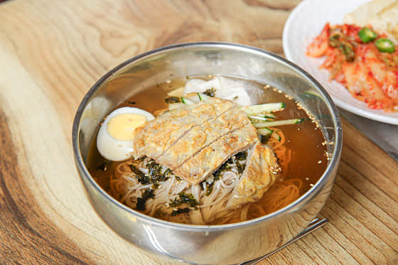 육전 물막국수 메뉴 사진(네이버)