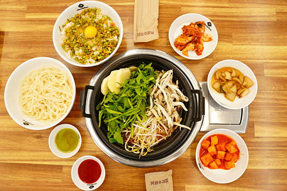 들깨칼국수 메뉴 사진(네이버)